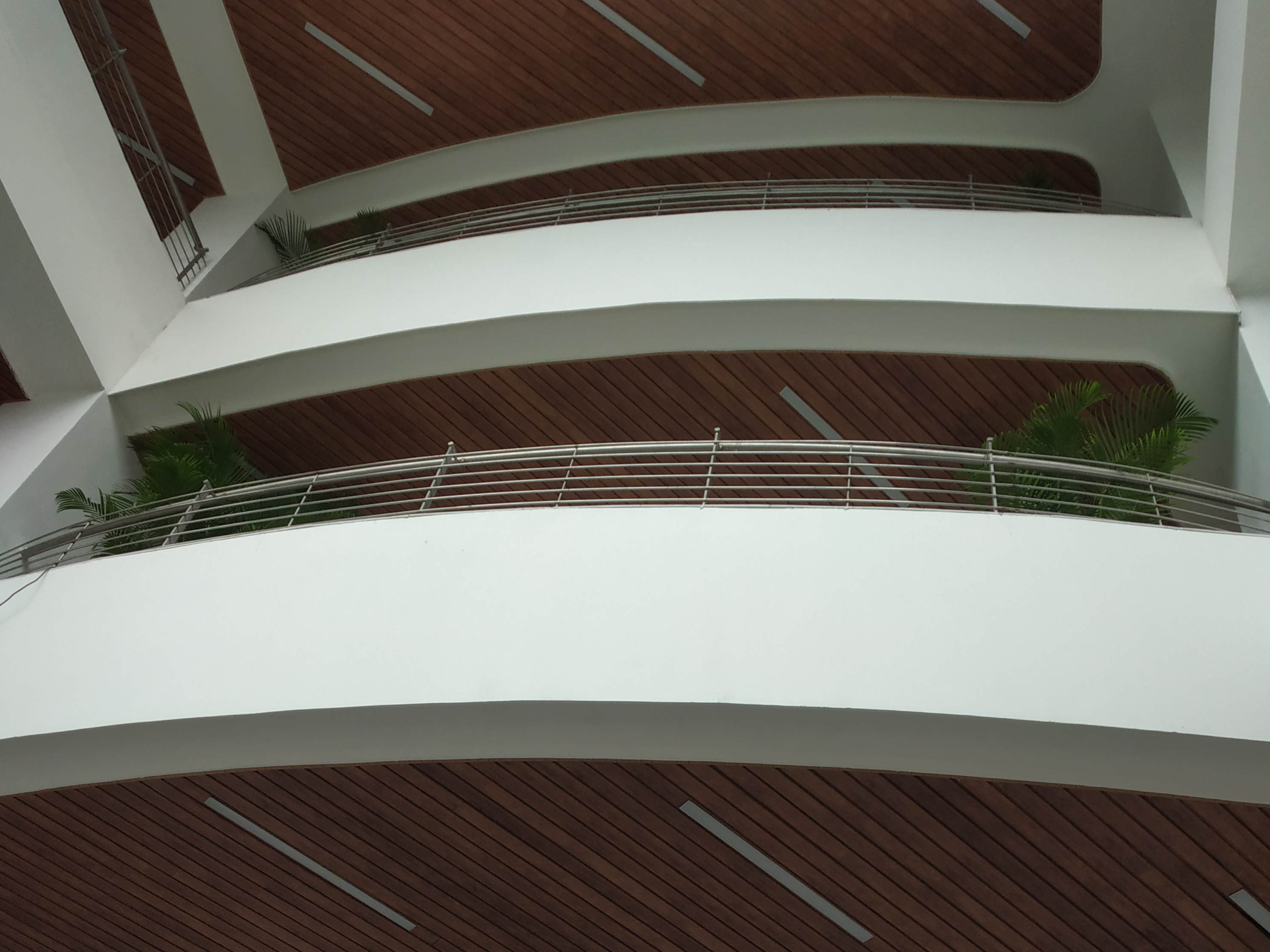 Modern city skyline with architectural structures