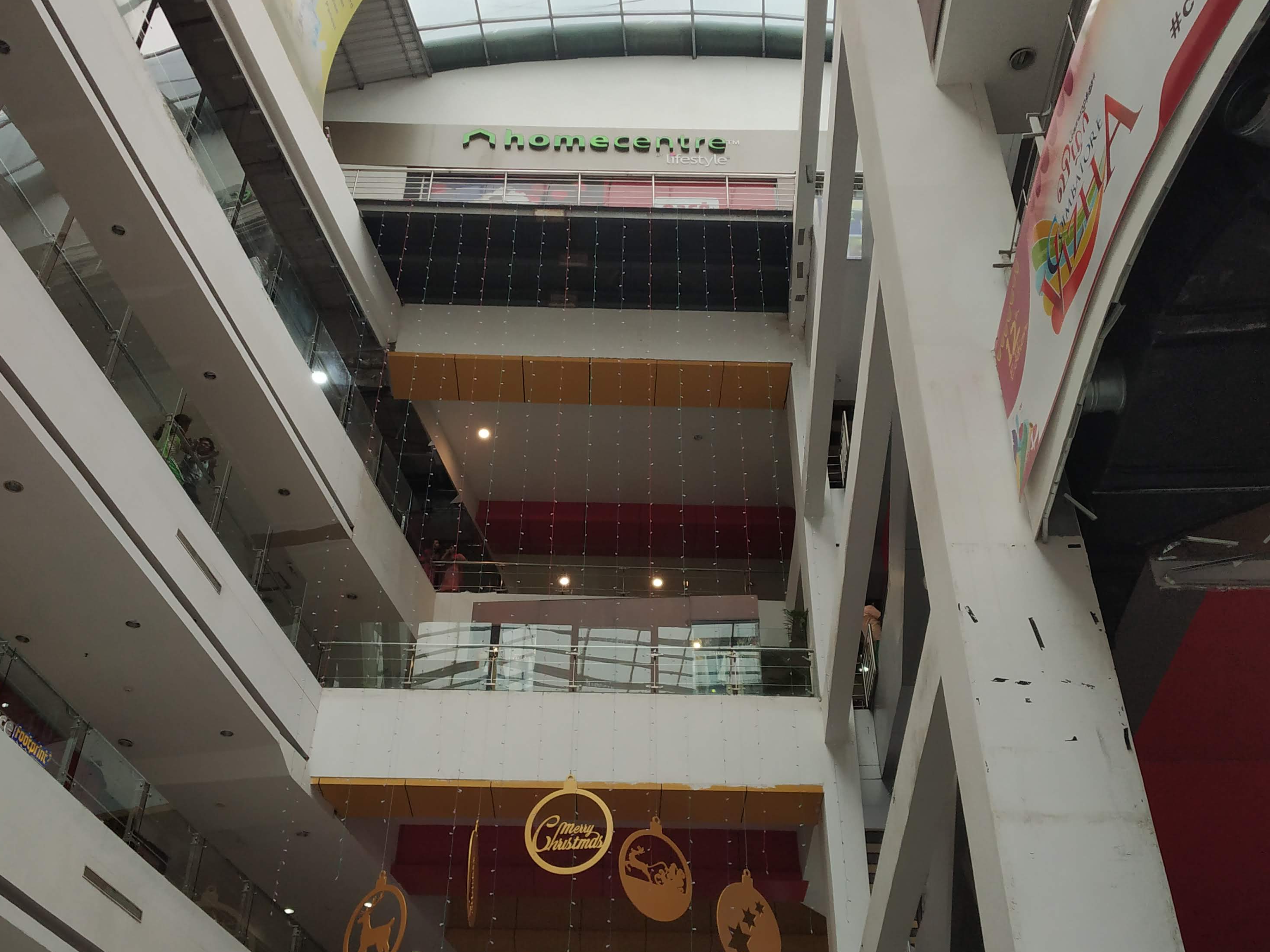 Modern city skyline with architectural structures