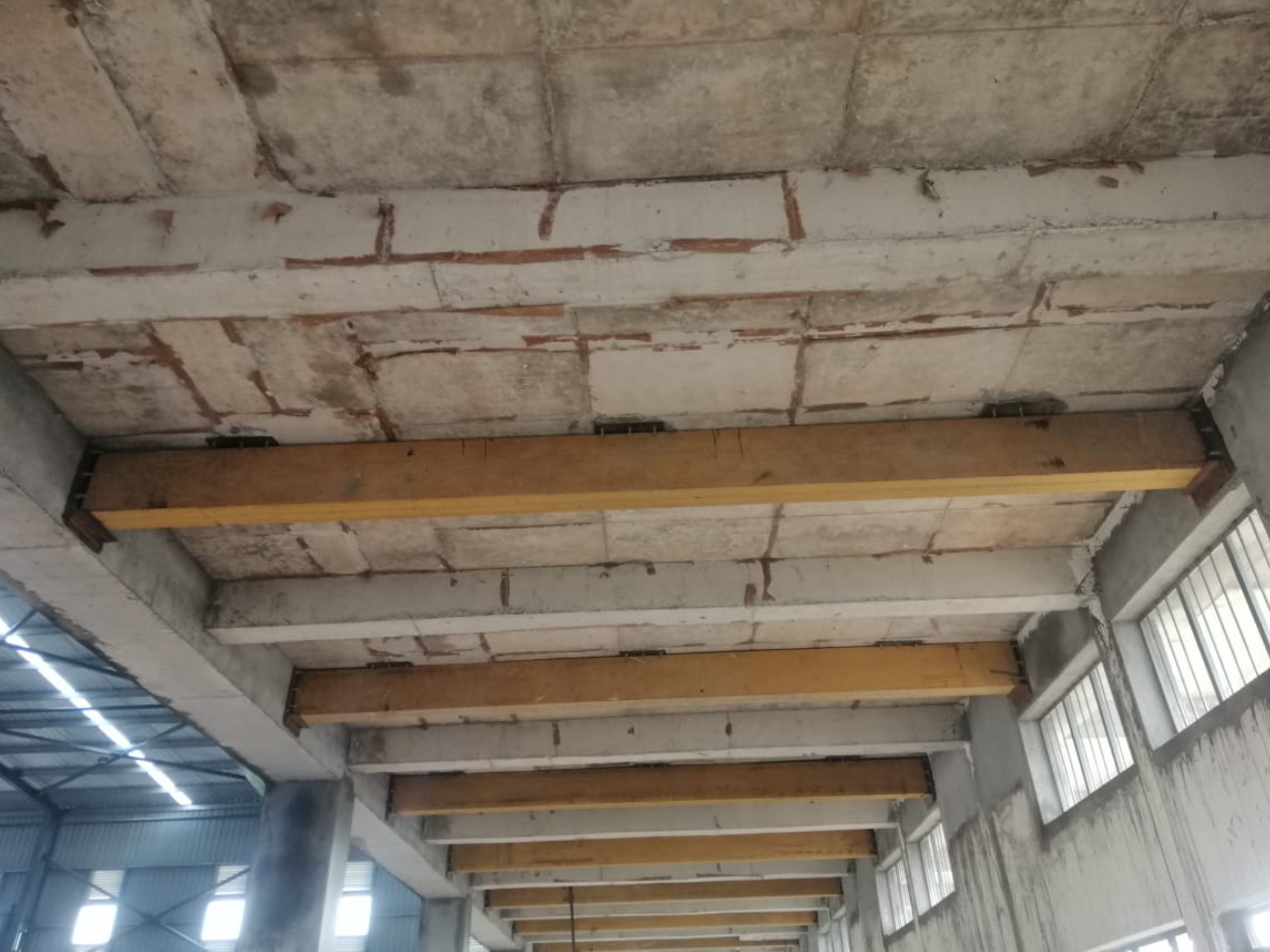 Modern city skyline with architectural structures